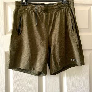 Men’s size L NOBULL shorts. Olive green heathered.